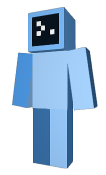 Minecraft skin blucubed
