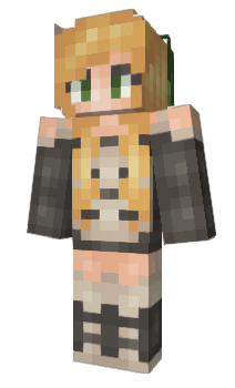 Minecraft скин по нику GirlZombieKilla