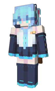 Minecraft скін по ніку Ghostolotl