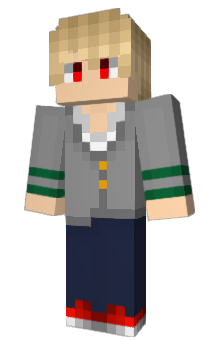 Minecraft skin Katsuki