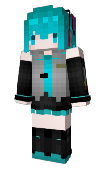 Minecraft skin hatsunemiko