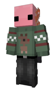 Minecraft скін по ніку Axoolotl