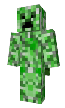Minecraft skin Creeper