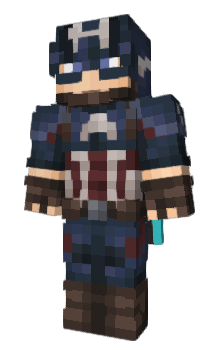 Minecraft skin BLUESKULL