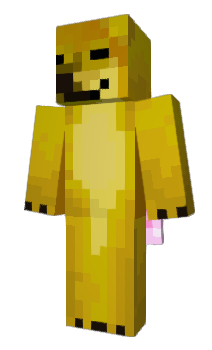 Minecraft skin GigaChadDoge
