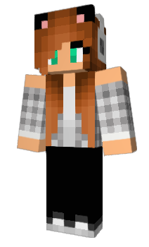 Minecraft skin GirlPanda