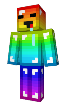 Minecraft скин по нику rainbowmom