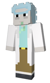 Minecraft skin RickSanchesZ