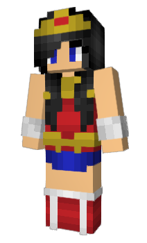 Minecraft skin MujerMaravilla