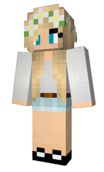 Minecraft скин по нику HelloKittygirl