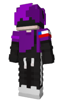 Minecraft skin Purple4k