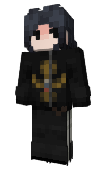 Minecraft skin FFF00D