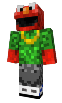 Minecraft skin GansterElmo