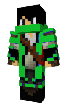 Minecraft skin Clutching