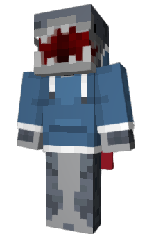 Minecraft skin sharkfins