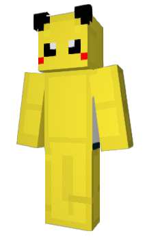 Minecraft скин по нику pikachu33