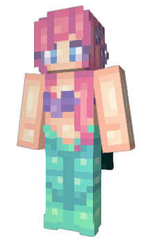 Minecraft skin Mermaid