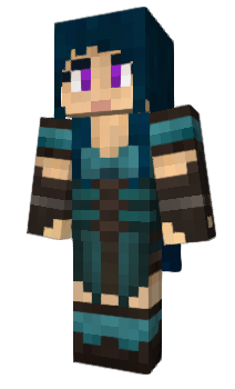 Minecraft skin Bluehush