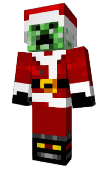 Minecraft скін по ніку Santa07