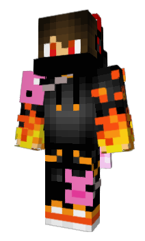 Minecraft скин по нику FieryNinja9