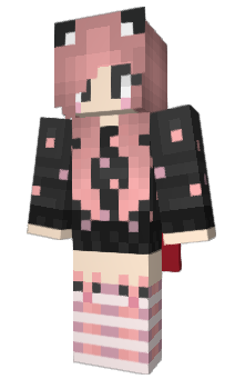 Minecraft skin orvokki