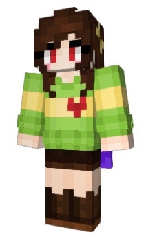 frisk from undertale Minecraft Skin