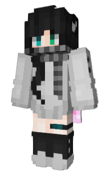 Minecraft скин по нику NekoShark