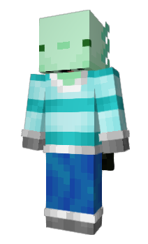 Minecraft skin Axolotom