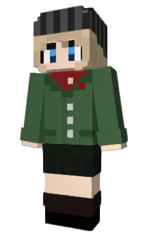 Minecraft skin GirlsAndPanzer