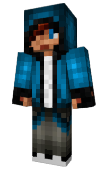Minecraft скін по ніку bluehoodieboy