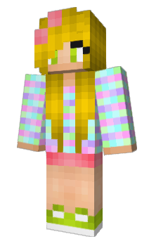Minecraft skin girlgamer_12