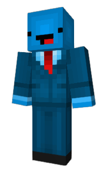 Minecraft skin bluwey