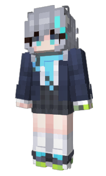 Minecraft skin _Shiroko