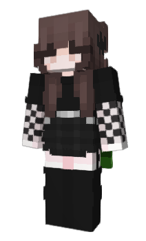 Minecraft skin goth_princess