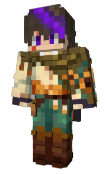 Minecraft скін по ніку BlueberryBTW