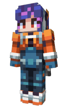 Minecraft скин по нику FlowoTheCatgirl