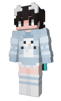 Minecraft skin MikuChan3D