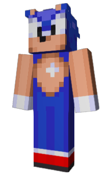 Minecraft skin Sonic010