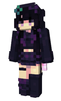 Minecraft skin LadyNerdcraft