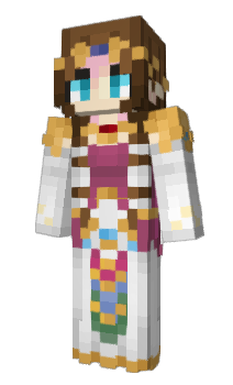 Minecraft skin Burngirl