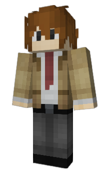Minecraft skin KiraDeathNote