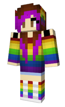 Minecraft skin Lesbian