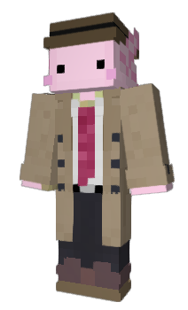 Minecraft скин по нику Axolotus