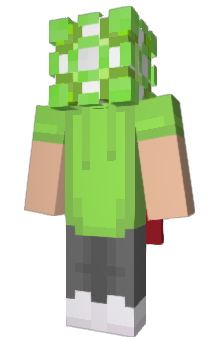 Minecraft skin greencubed