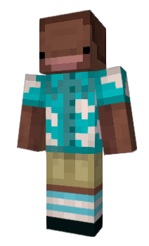 Herobrine - Minecraft skin (64x64, Steve)