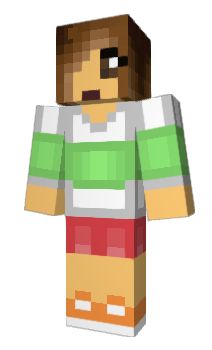 Minecraft skin Noob_girl