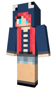 Minecraft skin girlpanda02