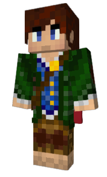 Minecraft skin Poulpaft