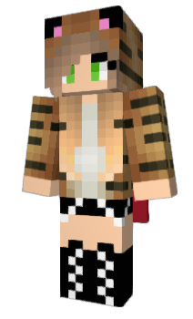 Minecraft skin Tigresse_girl