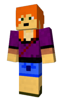 Minecraft skin CassyRed